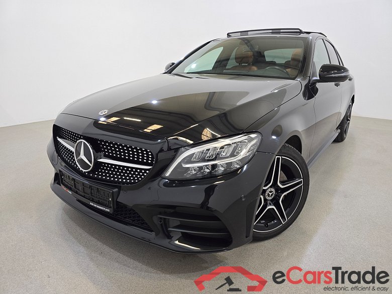 Mercedes C 180d AMG Night Aut. Pano LED-Xenon Navi Sport-Leather KeylessGo Camera Klima PDC ... #1