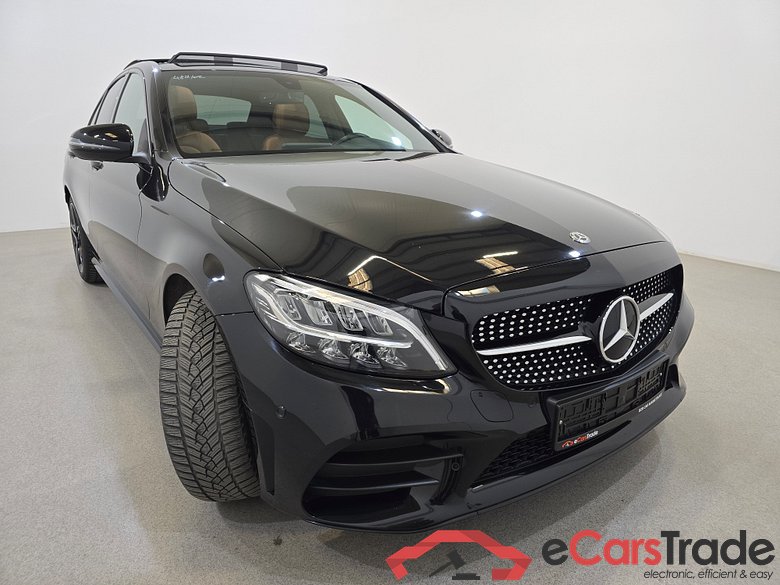 Mercedes C 180d AMG Night Aut. Pano LED-Xenon Navi Sport-Leather KeylessGo Camera Klima PDC ... #3
