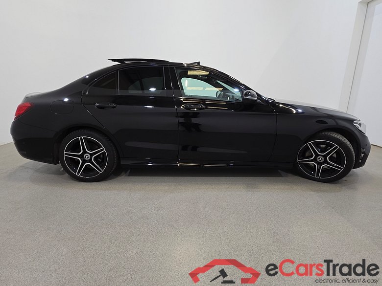 Mercedes C 180d AMG Night Aut. Pano LED-Xenon Navi Sport-Leather KeylessGo Camera Klima PDC ... #5