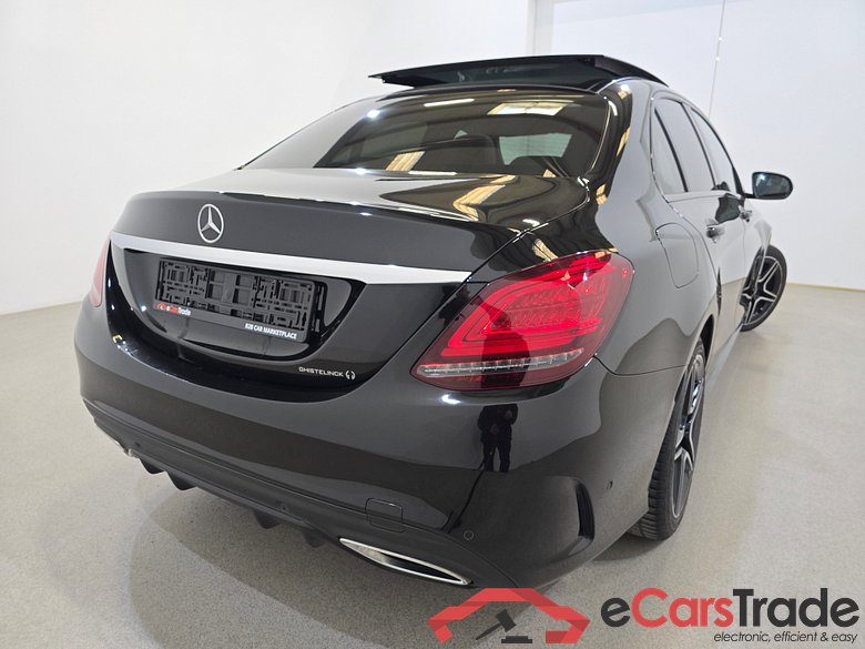 Mercedes C 180d AMG Night Aut. Pano LED-Xenon Navi Sport-Leather KeylessGo Camera Klima PDC ... #4