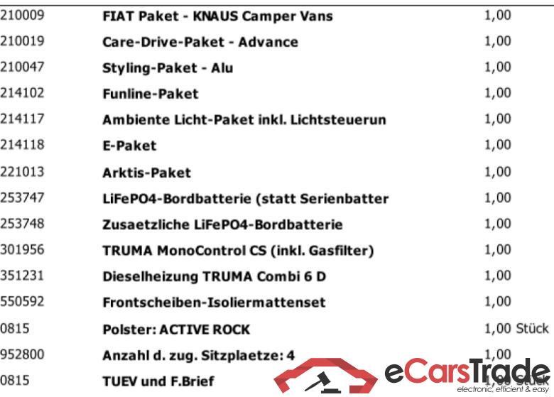 KNAUS Knaus Boxlife Pro 540 Road FIAT Ducato 3.500 kg*** (103 kW / 140 PS); Frontantrieb; Euro 6e #3
