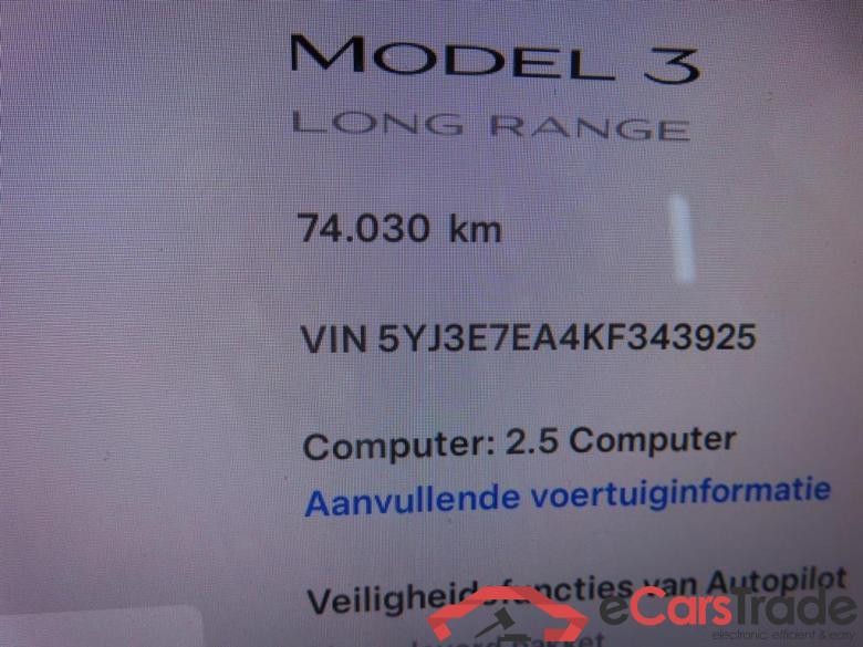 Tesla Model 3 Long Range RWD 75kWh #4