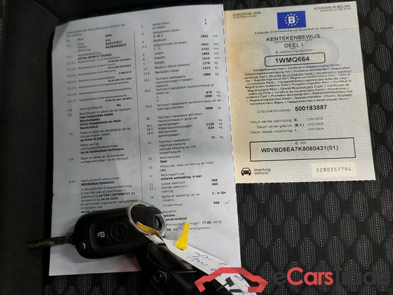 OPEL - OPE ASTRA SPORTS TOURER 1.0 Turbo 106PK ECOTEC S/S Edition Business * PETROL * #4