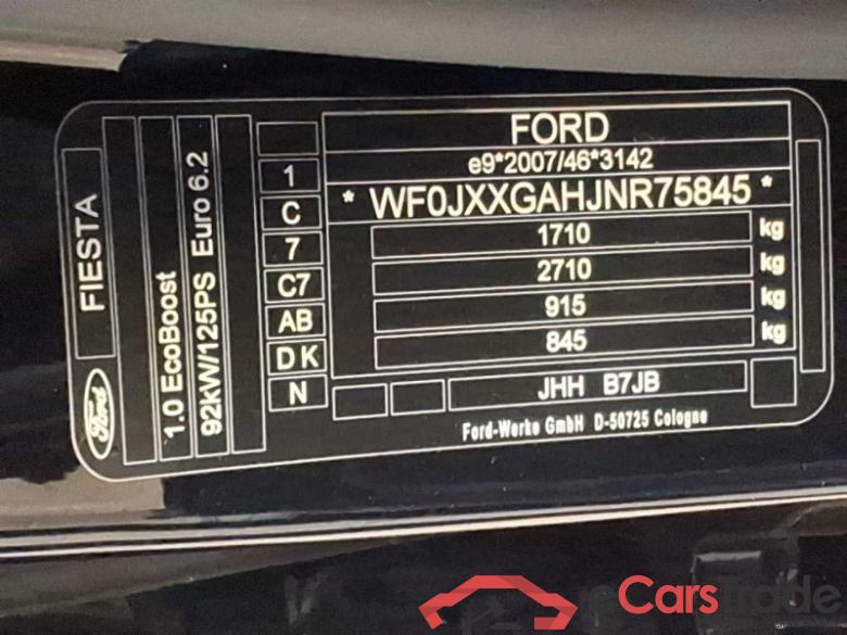 Ford Fiesta (CE1)(2017->) DE - LimS5 1.0 EcoBoost M-Hybrid EU6d, ST-Line (EURO 6d), (Facelift) 2021 - 2023 #6