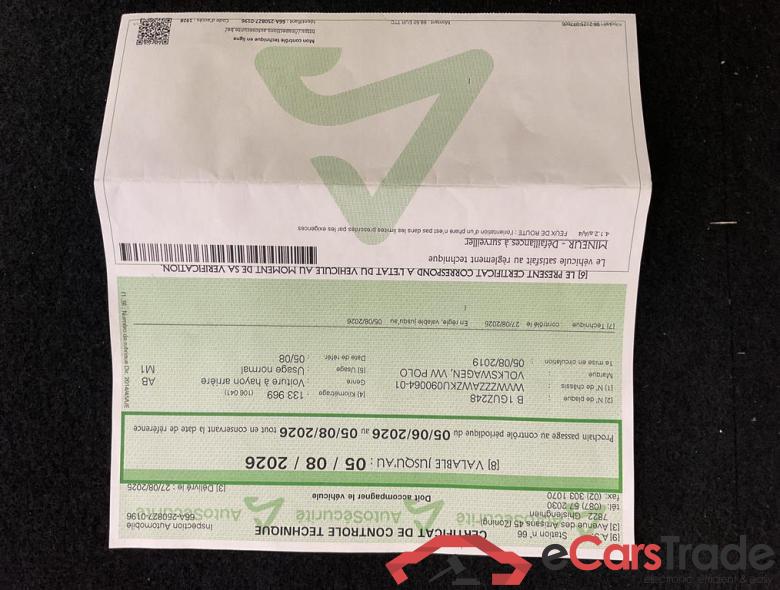 VOLKSWAGEN Polo Polo Comfortline 1.0 70 kW (95 ch) 5 vitesses manuel #6