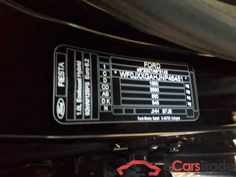 Ford Fiesta (CE1)(2017->) DE - LimS5 1.0 EcoBoost M-Hybrid EU6d, ST-Line (EURO 6d), (Facelift) 2021 - 2023 #4