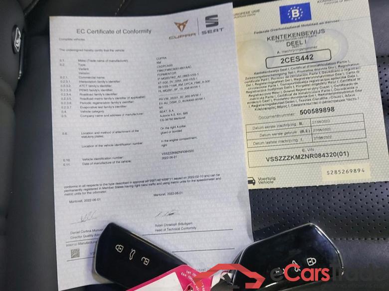 CUPRA - CUP FORMENTOR TSI 150PK Pack Leather & Adaptive Chassis & Top View Camera   * PETROL * #4