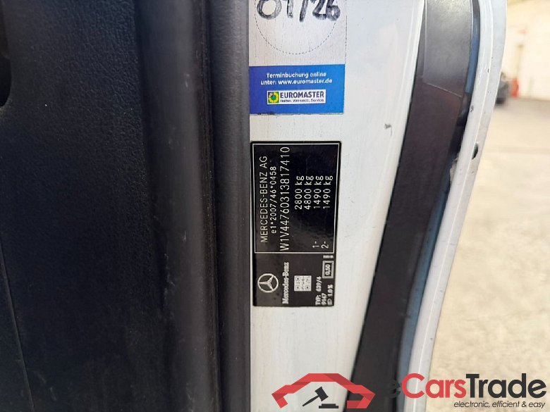 Vito Kasten 109/110/111/114 CDI FWD lang (447.603) 1.7 100KW MT6 E6dT #5