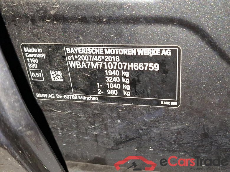 BMW - BMW 1 HATCH 116dA 116PK Advantage Pack Business & Live CockPit Nav Plus #6