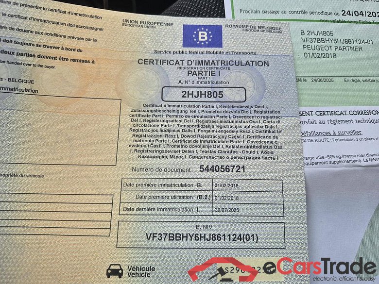 PEUGEOT Partner Fourgon Swb Partner 1.6 BlueHDi L1H1 Premium Pack 120 S/S #4