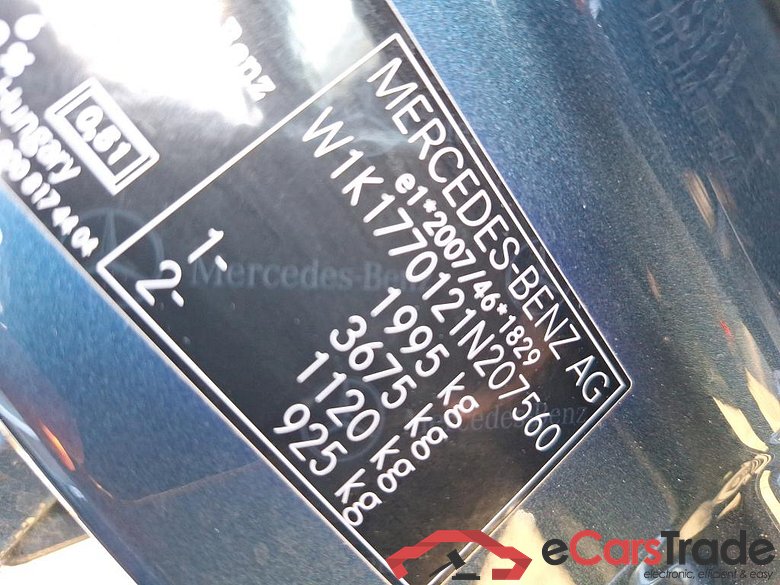 MERCEDES - MER A 200 d 150PK DCT Business Solution Limited & Pack Luxury #6