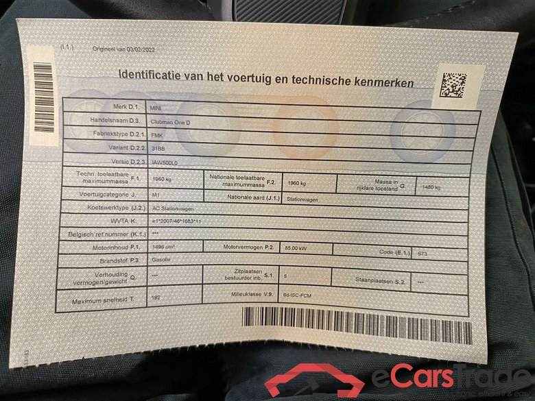 Mini Clubman One D (85 kW) Aut. 5d #3