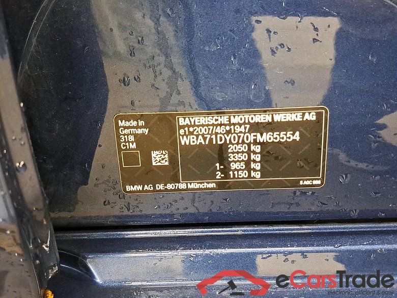 BMW - BMW 3 BERLINE 318iA 156PK Business Edition With Heated Sport Seats & Heated Steering Wheel & Parking Assistant Pack   * PETROL * #6