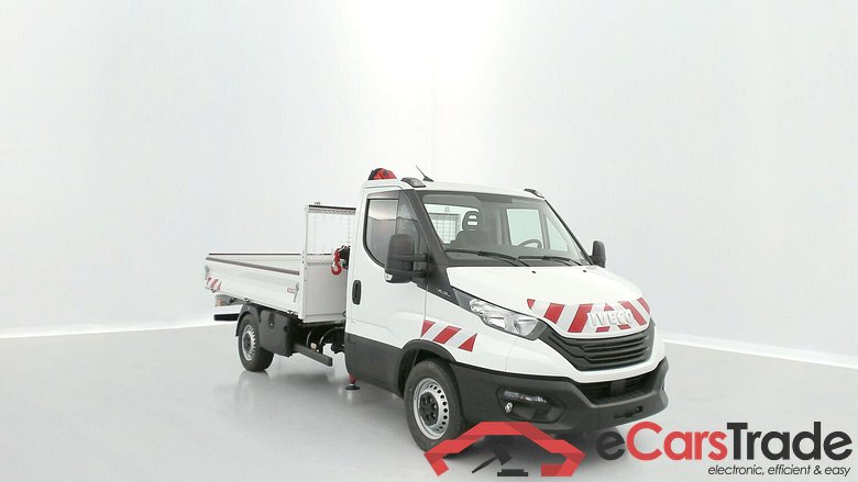 Iveco Daily 35S14H 3750 2.3 136ch Benne Alu JPM + Grue PK 2900 #1