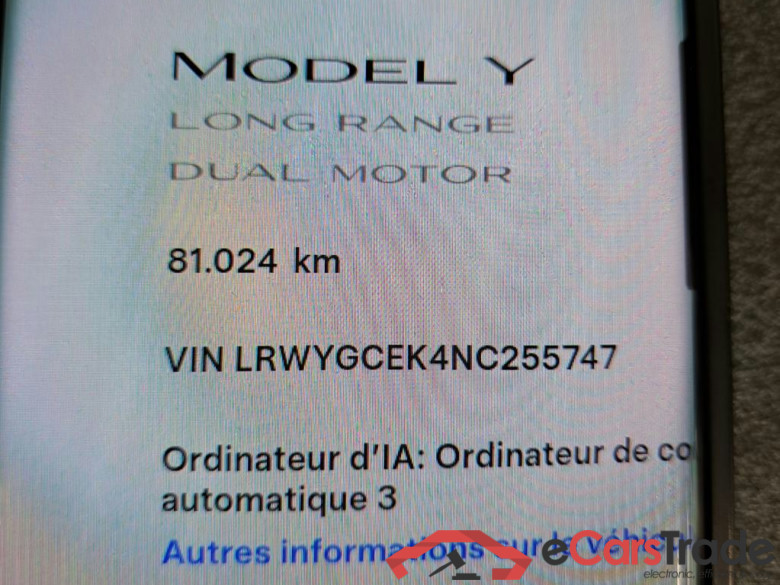 TESLA - TES MODEL Y Long Range Dual Motor AWD 476PK  * ELECTRIC *      ****    ODO METER 80000 KMS    **** #5