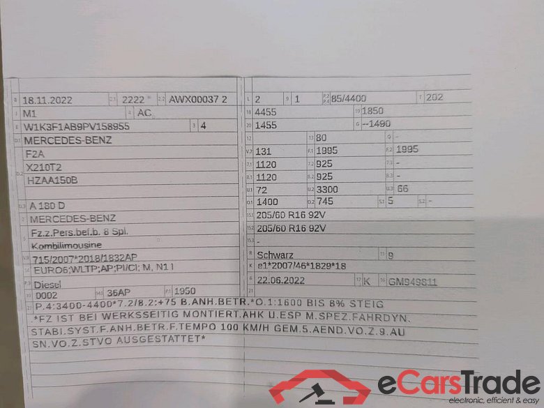 MERCEDES-BENZ A-Klasse A 180 d 8G-DCT 5d 85kW #6