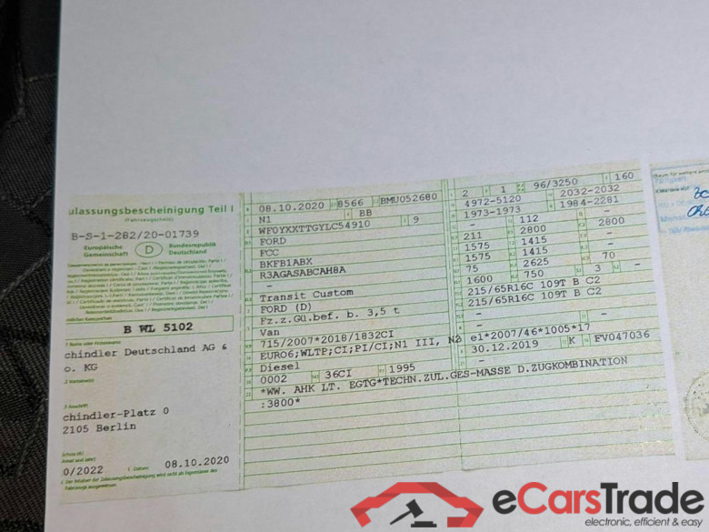 Transit Custom Kasten 280 L1 Trend TDCi 96KW AT6 E6dT #2