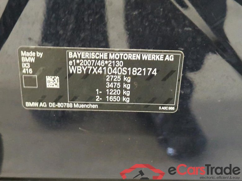 BMW ix3 iX3 High Executive 5d + Pano, Harman Kardon, 20 inch, Shadow line #6