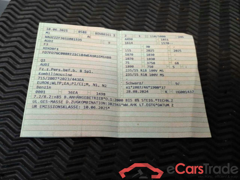 Audi Q3 (F3B)(11.2018->) DE - SUV5 35 1.5 TFSI EU6e, S line, 2024 - 2025 #5