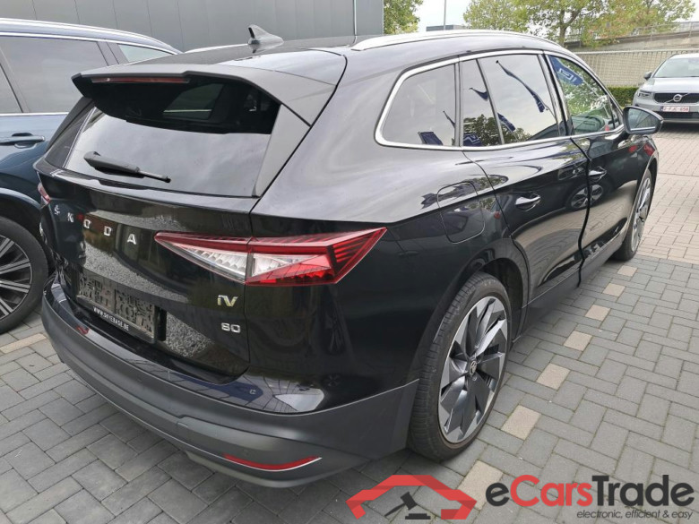 Skoda Enyaq iV 80 82kWh Aut. Pano LED-Matrix Head-Up Virtual Navi-Pro Leather KeylessGo Klima PDC ... #3