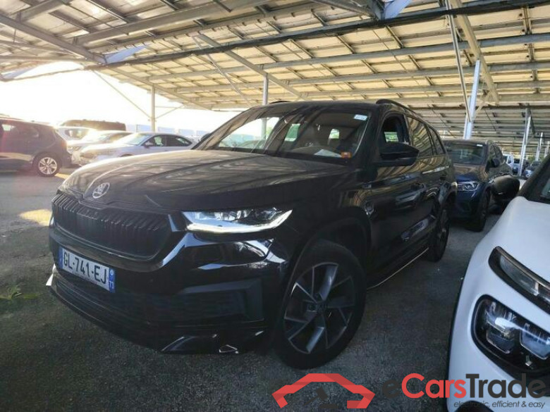 Skoda Kodiaq 2.0 TDI SportLine 7PL Aut. Pano LED-Matrix Virtual Navi Sport-Leather-Alcantara KeylessGo Camera Klima PDC ...